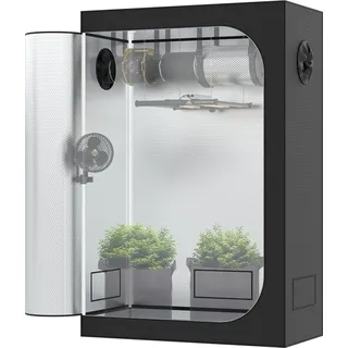 The Hookah Growzelt Deluxe 120 x 60 x 180 cm Schwarz