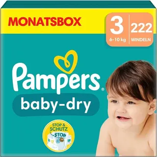 Pampers Baby-Dry Gr. 3 (6-10 kg) 222 St.