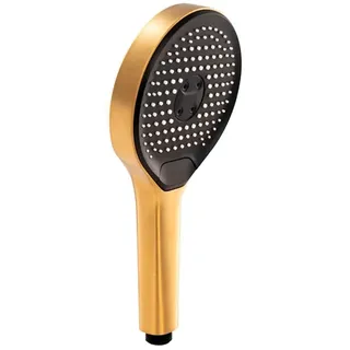 Schöner Wohnen SCHÖNER Wohnen-kollektion - Handbrause »Glaia«, Wassersparender Duschkopf Rund, Duschbrause Mit 3 Strahlarten, mattgold
