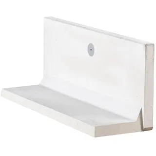 Diephaus L-Stein Sichtbeton 40 cm x 100 cm x 30 cm x 5 cm Grau