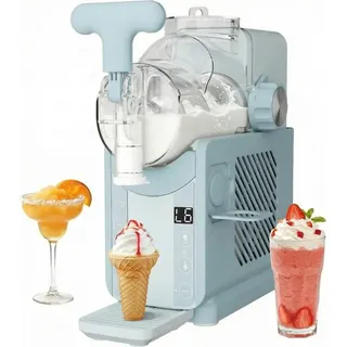 Slushie-Maschine & Eismaschine, Frozen-Drink-Maschine mit automatischer Reinigung, Iceman Slush Maschine, 1–1,7 L Fassungsvermögen - Blau