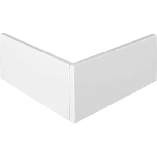 Polysan s.r.o. Eckschürze CARMEN Eckschürze, rechts, 90x90x42cm, weiß, Polysan-30326 weiß