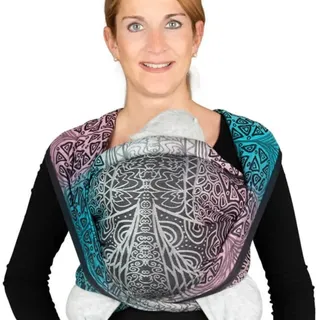 Hoppediz Tragetuch 4,60 m jaipur black