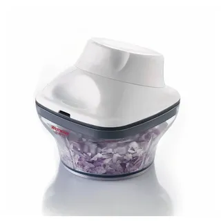 Westmark Zwiebel-/Kräuterschneider/Dressingquirl, mit Messer- und Quirleinsatz, Füllvolumen: 250ml, Rostfreier Edelstahl, Silber, 11592260
