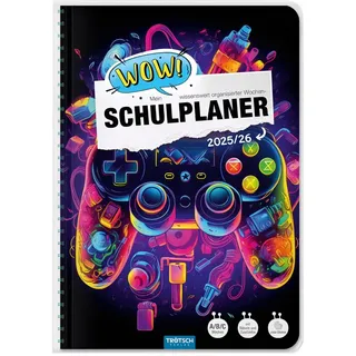 Trötsch Verlag Trötsch Schulplaner WOW Gaming 25/26