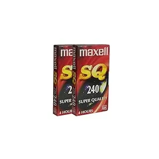 Maxell VHS 240 SQ - SUPER QUALITY, im 2er Pack