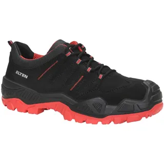 ELTEN Sicherheitshalbschuh QUENTIN black-red Low ESD S3S, Gr. 45