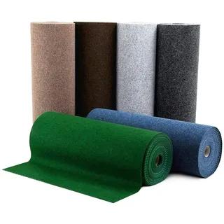 Rasenteppich Farbwunder | Balkonteppich | Robust & witterungsbeständig |Kunstrasenteppich für Terrasse, Balkon und Freizeit | Outdoor-Teppich (Anthrazit, 200 x 200 cm)