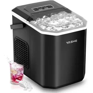 yashe Glasurmaschine für Arbeitsplatte, Sphärische Eisklötze in Zwei Größen,