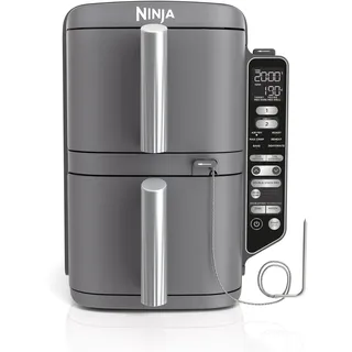Ninja Double Stack XL SL451EU 9,5 l grau mit Smart Cook System