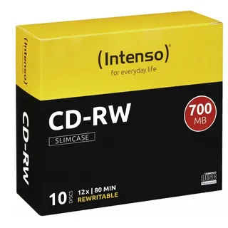 Intenso CD-RW 700MB 12x 10er Jewelcase