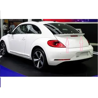 Auto Heckspoiler für VW Beetle 2013-2018, Kofferraumspoiler Autodach Rear Spoiler Lippe Styling Auto Zubehör,A/White
