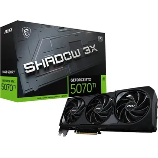 MSI GeForce RTX 5070 Ti Shadow 3X OC 16 GB GDDR7