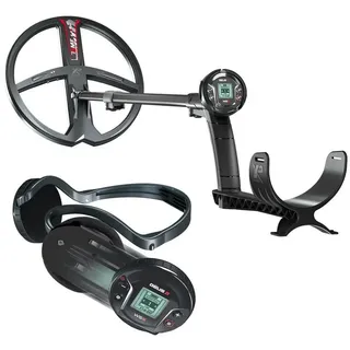 XP METAL DETECTORS Deus II WS6 Master - Wetterfest und mehrfrequenzfähig, ideal für die Schatz- und Reliquiensuche - mit 28-cm-FMF-Spule, WS6-Funkkopfhörern und S-Teleskop-Stab (DEUS2-28FMFWS6)