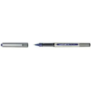 Uni-Ball eye fine UB-157E Tintenroller silber 0,4 mm, Schreibfarbe: blau, 1 St.
