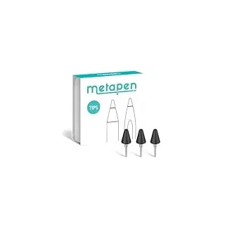 Metapen-Spitzen für Metapen Stift M1, M2 und G1 (3 Stück, Schwarz)