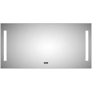 DSK LED Lichtspiegel Silver Time 120 x 60 cm