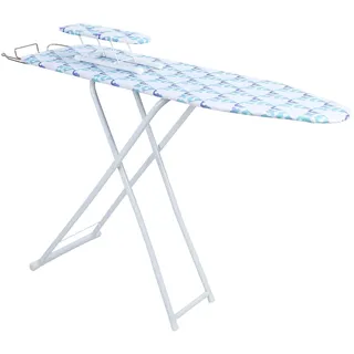 Bügelbrett, extra groß, 106,7 cm, strapazierfähig, warm, verstellbar, faltbar, 4 Neonfüße