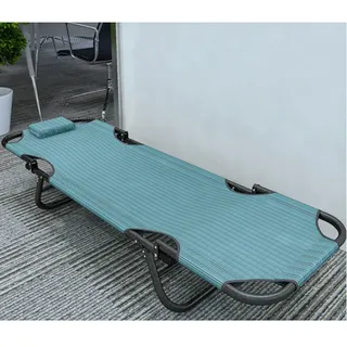 ASKLFNEI Klappbares Reisebett, Outdoor Camping Bett,Auto modifiziertes Bett Nicht-aufblasbares Kissen Universal Auto Rücksitz Reisebett(Blau)