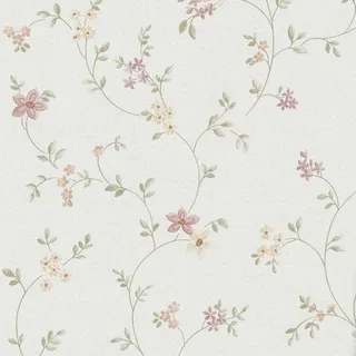 A.S. Création Vliestapete Floral 10,05 x 0,53 m 300 g Creme/Rosa 34193