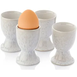 sänger Eierbecher Set Korfu in Creme aus Steingut | Gr.: onesize