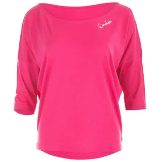 Winshape Damen Ultra leichtes Modal-3/4-Arm Shirt MCS001 in deep pink),