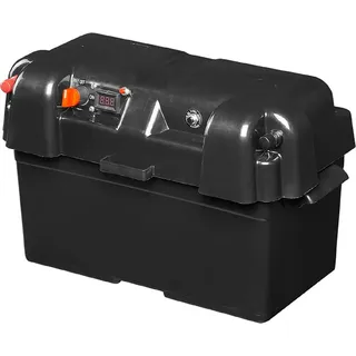 PRO PLUS Batteriebox 35 x 18 x 20 cm schwarz