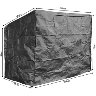 Quick Star Quick-star - Schutzhülle zu Hollywoodschaukel Triumph 3 Sitzer 218x121x178cm pe Grau