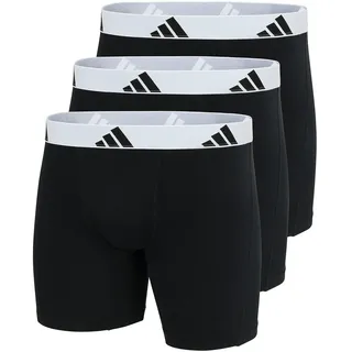 adidas Boxershorts 3er Pack Schwarz/Weiß L