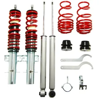 Redline Gewindefahrwerk passend für VW Polo Typ 6R 1.2, 1.4, 1.6, 1.4 TDi, 1.6TDi, ab Baujahr 2009-