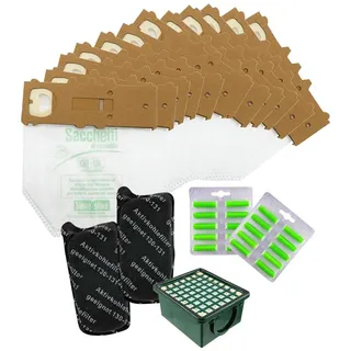 Staubsaugerbeutel Kobold VK 131 VK 130 12 Stück Mikrofaser Filter kompatibel