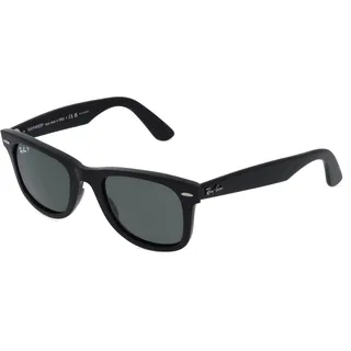 Ray-Ban RB4340 Unisex-Sonnenbrille Vollrand Quadratisch Acetat-Gestell, schwarz