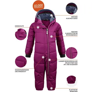 KILLTEC Schneeoverall »Twinkly MNS ONPC B« Killtec orchidee,