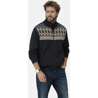 Babista "Strickjacke STILINI", Herren, Gr. 54, blau (dunkelblau), Obermaterial: 50% Baumwolle CO. 50% Polyacryl PAN., Strickjacken Strickjacke