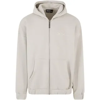 dropsize Super Heavy Oversize Blank Zip Hoodie in Beige, Größe S