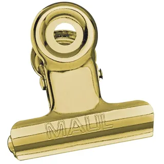 Maul Foldbackklammern gold 3,0 cm, 10 St.