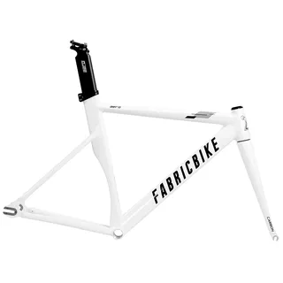 FabricBike Cuadro AERO-Rahmen, Glänzend Weiß und Schwarz, M-54cm