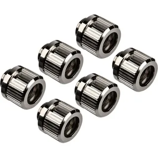 EK Water Blocks Compatible EK-Quantum Torque HTC 12-6er-Pack, Silber