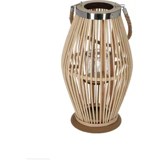 H & S Collection Rietlaterne 21 x 38 cm Beige