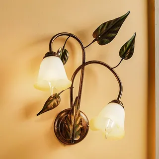 Onli Wandleuchte Miranda Bronze/Olivgrün max. 6 Watt Wandlampe