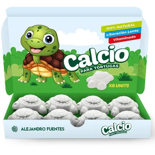 AF® - 8 Sepiaschalen für Schildkröten, 8 Pack Calcium schildkröten Erde zur Stärkung der Schale | Setzt langsam Kalzium frei, Verhindert schlechten Geruch + EBook