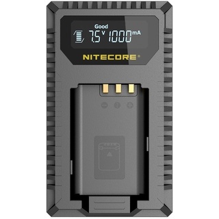 Nitecore USB-Ladegerät mit LCD-Display FX1 für Fujifilm NP-W126 / NP-W126S