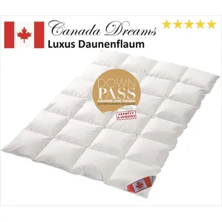 Canada Dreams Luxus Übergangs Daunendecke Wärmegrad 2 beste Qualität Downpass