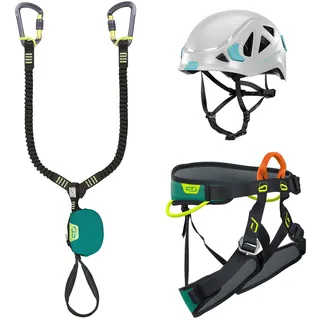 naceb technology Climbing Technology Via Ferrata-Kit Classic S-M, Unisex, Erwachsene, Grün