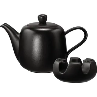 SELTMANN WEIDEN Seltmann, Teekanne, Liberty Velvet Black Kanne mit Stövchen (1.60 l)