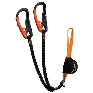 Black Diamond Easy Rider Klettersteigset Schwarz/Orange
