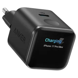 Anker Nano Ladegerät 45W Smart Display Steinschwarz