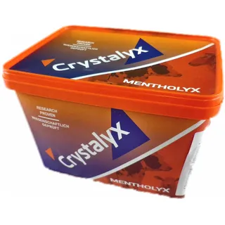 Crystalyx Mentholyx mit Menthol Leckmasse Ergänzungsfuttermittel Schafe Ziegen Kälber 5kg