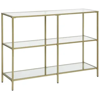 VASAGLE LGT27G Konsolentisch 100x30x75 gold