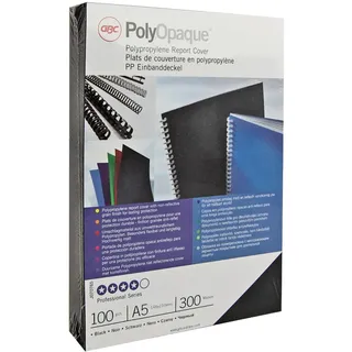 GBC PolyOpaque Einbanddeckel, PP, 300 my, 100 Stück,